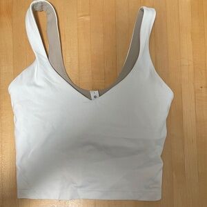 White Lululemon align tank size 2